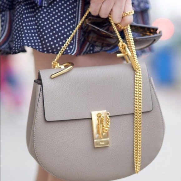 chloe drew bag grey